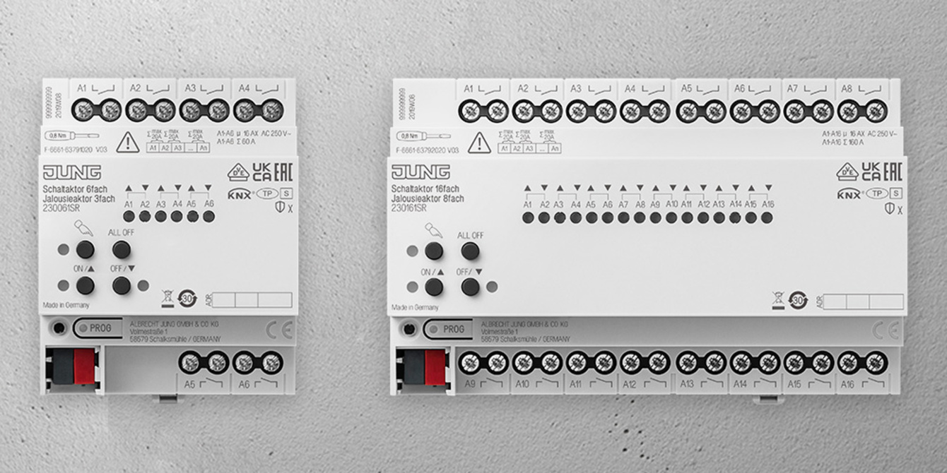 KNX Schalt- und Jalousieaktoren bei Gericke Elektrotechnik in Neetze