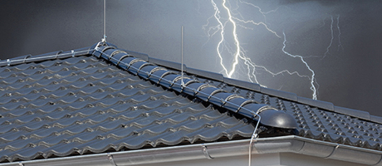 Äußerer Blitzschutz bei Gericke Elektrotechnik in Neetze